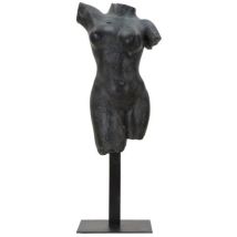 Statuetta di design busto di donna in resina nera – Mauroferretti – 0116060000