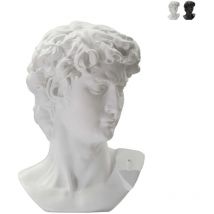 Mauroferretti - sculpture tête blanche antique 44X35,5X60 cm