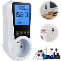 Contatore di energia Wattmeter Taking Sdlogal Electrical Energy Counter con 7 modalità, contatore energetico con la schermata di visualizzazione in