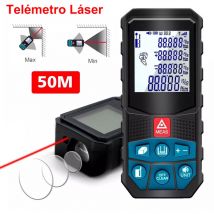 Sdlogal - Telémetros láser de 50m, Ultrixe Medidor Láser de Distancia de Precisión de ± 2 mm, 20 Datos, Medición de distancia, Pantalla lcd, IP54