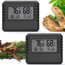 Sdlogal - Juego de 2 termómetros higrómetro Ultrixe - higrómetros, termómetros de interior, alta precisión, termómetros digitales para sala de estar,