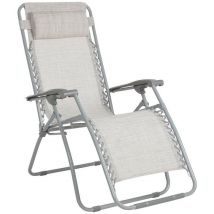 Sdraio con braccioli 'arbatax' telo blu