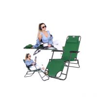 Lettino prendisole poggiatesta lettino relax stretto poggiapiedi lettino per il tempo libero pieghevole in metallo h x l x l: 80 x 60 x 120 cm