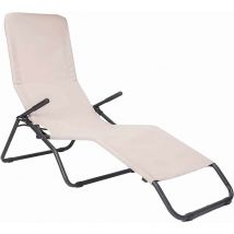 Sdraio da giardino Stiliac pasha beige tramato