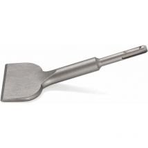 SNQ - sds PLUS-Fliesenmeißel, 165 mm x 75 mm, hochwertige Aufweitungsserie, gebogener gemeißelter Fliesenmeißel für Keramik- und Bodenfliesen