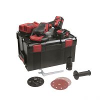 Flex - Power Tools 504157 se 125 18.0-EC/5.0 Set supra Sander 18V 2 x 5.0Ah Li-ion FLXSE12518N