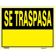 Panneau luminescent Se Traspasa – 45x70 cm – PVC 0,4 mm – Mode de fixation, Largeur