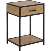 Seaford Nachttisch 1 Schublade 1 Regal Natur.