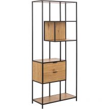 Seaford Regal 2 Schubladen 4 Regale Natur.