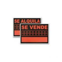 Señales informativas - talla 350 x 500 mm.
