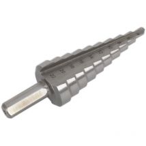 Sealey - AK4744 Double Flute hss 4341 Step Drill Bit 4-22mm