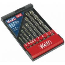 Sealey - Set di punte per trapano in carburo di tungsteno, 8 pezzi