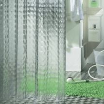 Rideau de douche Prisma 180 cm Transparent 211181300 Sealskin