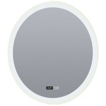Bathroom Mirror Runde Digitaluhr, Demister - Searchlight