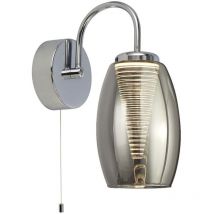 Searchlight - Cyclone1 ljus vägglampa, rökt glas 3000K