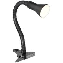 Searchlight - Desk Partners - Lampe à pince pour table de travail à 1 lumière, noir, E14