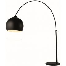 Giant Arc Floor Lamp, Matt Black - Searchlight