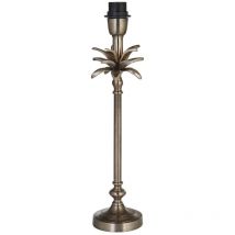 Palm Lámpara de mesa solo base Níquel envejecido - Searchlight