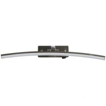Applique Moderna Santorini Acciaio Argento Alluminio Cromo Led 10,88W 3000K