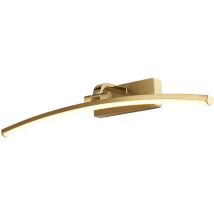 Applique Moderna Santorini Acciaio Ottone Alluminio Led 11,03w 3000k