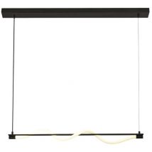 Serpent1 Ljus led Konvertibel Till Semi Spola Pendel, Svart, Akryl 2700K - Searchlight