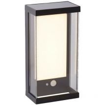Solar LED-Wandleuchte mit PIR-Bewegungssensor Schwarz - Searchlight