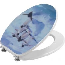 Kiamami Valentina - Seat Wc En Decoration 3D Pingouin