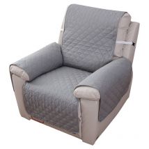 Seater Recliner Chair Cover, Waterproof Recliner Protector Sofa Cover for Bedroom (Grey 55×200)