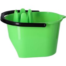 Seau à franges avec essoreuse PRODUIT POLONAIS - vert