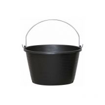 Aluminium Et Plastique - Seau à veau plastique fesquet - haut de gamme 16 l noir avec anse sans poignée