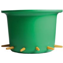 Seau d’allaitement agneaux 12L – Plastique robuste – 6 tétines en caoutchouc naturel – Dimensions 38.1 x 30.5 x 25.4 cm