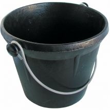 Seau en caoutchouc pro 12 litres pour maçonnerie - Ultra résistant