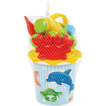 Seau D18cm Garni Animaux Mer Polesie Poi35806 02