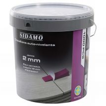 Sidamo - Seau de 1000 croisillons 2 mm auto-nivelants de 3 à 12 mm