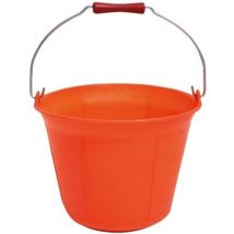 Seaux de maçon pe orange 11 l