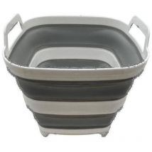 Feiyue - Seau de nettoyage portable avec poignée, seau pliable adapté au lavage de voiture, à la pêche en plein air, au jardin, à la cam