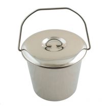 Offre speciale seau en inox 12 litres avec couvercle -