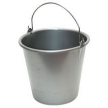 Seau Ménager Gradué Gris Silver 10L