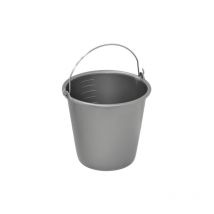 Seau ménage 12L anse métal silver 1035672 - Aluminium Et Plastique