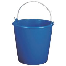 Seau de maçon 16L gradué bleu – Aluminium et Plastique – Matières