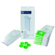 Sebo - SBO6629 - Borsa ultra da 3,0 litri adatta per k Cleaners, confezione da 8, colore: bianco, la confezione può variare