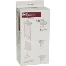 6198ER Boîte avec 10 sacs filtrants 3 couches, 1 filtre Hospital-Grade-et 1 micro-filtre pour airbelt C2/ C2.1/ C3/ C3.1 - Sebo