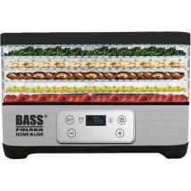 Powermat - Secador de setas, frutas y verduras de 300 w con bandejas regulables. Compartimento grande