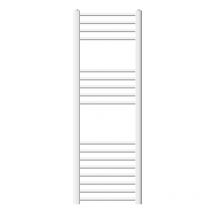 Ecd Germany Radiador De Baño Moderno - 400 x 1200 Mm - Blanco - Recto - Con Conexión Lateral - Acero - Calefactor Toallero - Calentador y Secador De