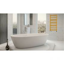 Otitec - Secador de toallas eléctrico dorado - july - 600 watt - 114,90 x 60 - Jaune
