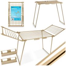 Gold - Secadora de ropa plegable de pie Debora 19 m