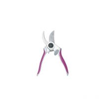 Ribiland - Sécateur acier inox lames courbes 175 mm fuschia