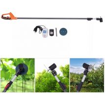 Sécateur Électrique À Télescopique, Tronçonneuse télescopique sans fil, Sécateur À Batterie Rechargeable, Coupe-Branche De Jardin, Taille-haie