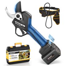 Swansoft - Secateur Electrique Professionnel, 45mm 1150W 4Ahx2 Secateur Electrique sans Fil pour Jardinage, PRU45 Plus