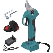 Drillpro - Sécateur électrique ciseaux de coupe de branches sans fil 88VF 600W 1500mah 30mm max. violeworks avec 1 Batterie avec boitier lbtn